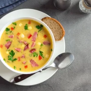 corn chowder soup roasted