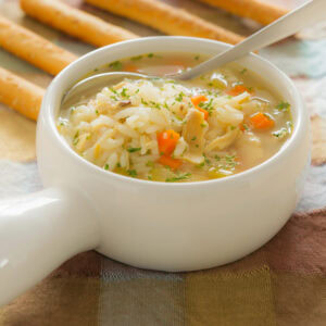 chicken rice soup