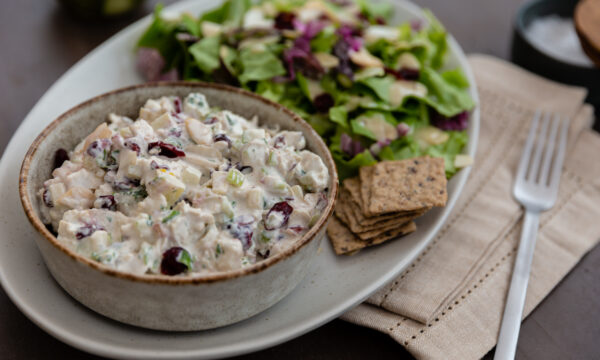 salad in a plate